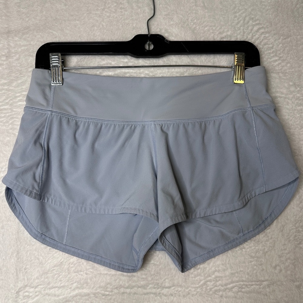 Lululemon Speed Up Low Rise Lined Short 2.5 Light Blue Size 4 W7AWYR